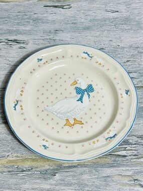 Vintage 80’s Brick Oven "Aunt Rhody" Goose salad Plate